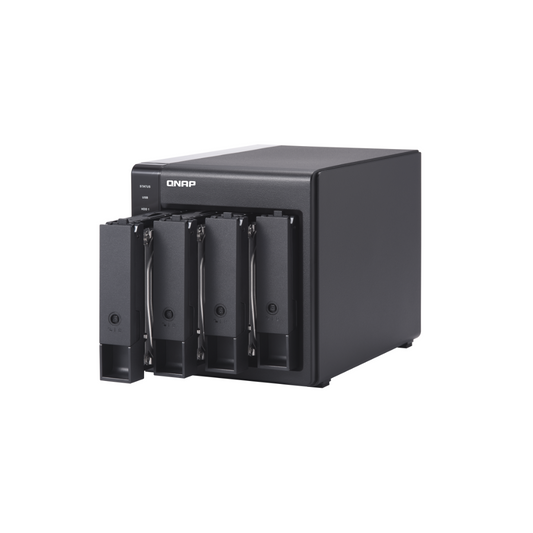 QNAP 4-Bay (TR-004) Diskless USB-C Direct Attached Storage Expansion Unit