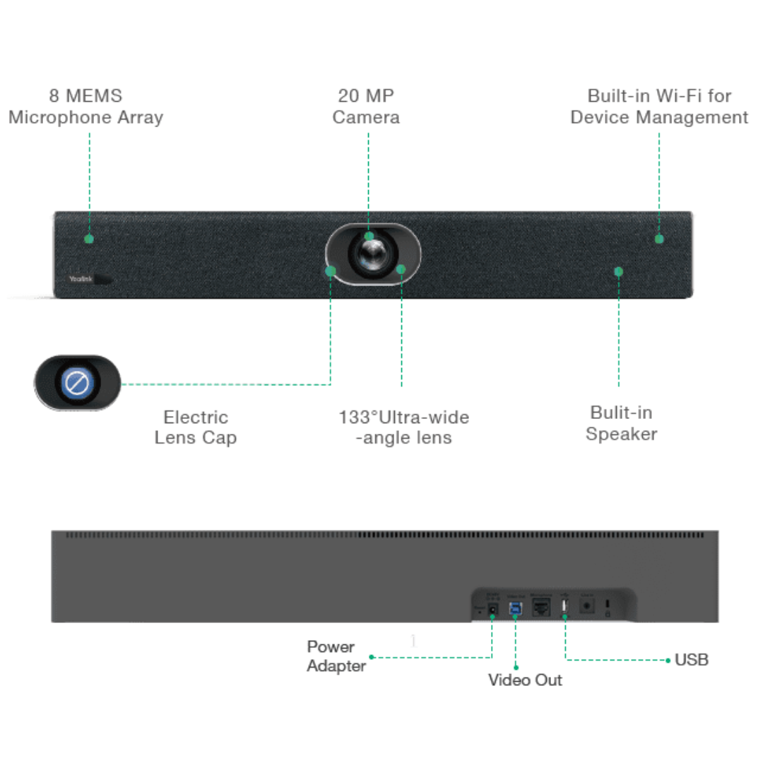 Yealink 40 All-in-One 4K Video Bar