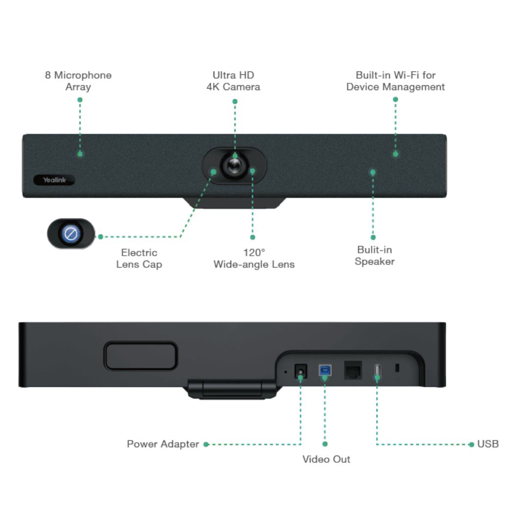 Yealink 34 All-in-One 4K Video Bar