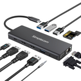 Simplecom USB-C 12-in-1 Multiport Docking Station